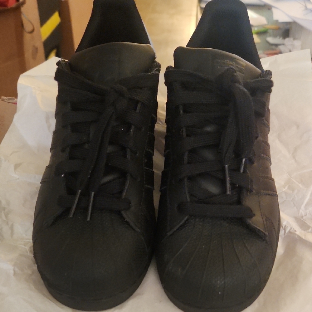 Black On Black Adidas Sneakers